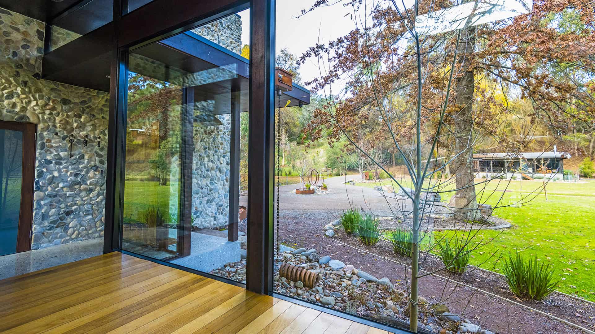 Grand hall view to cabin